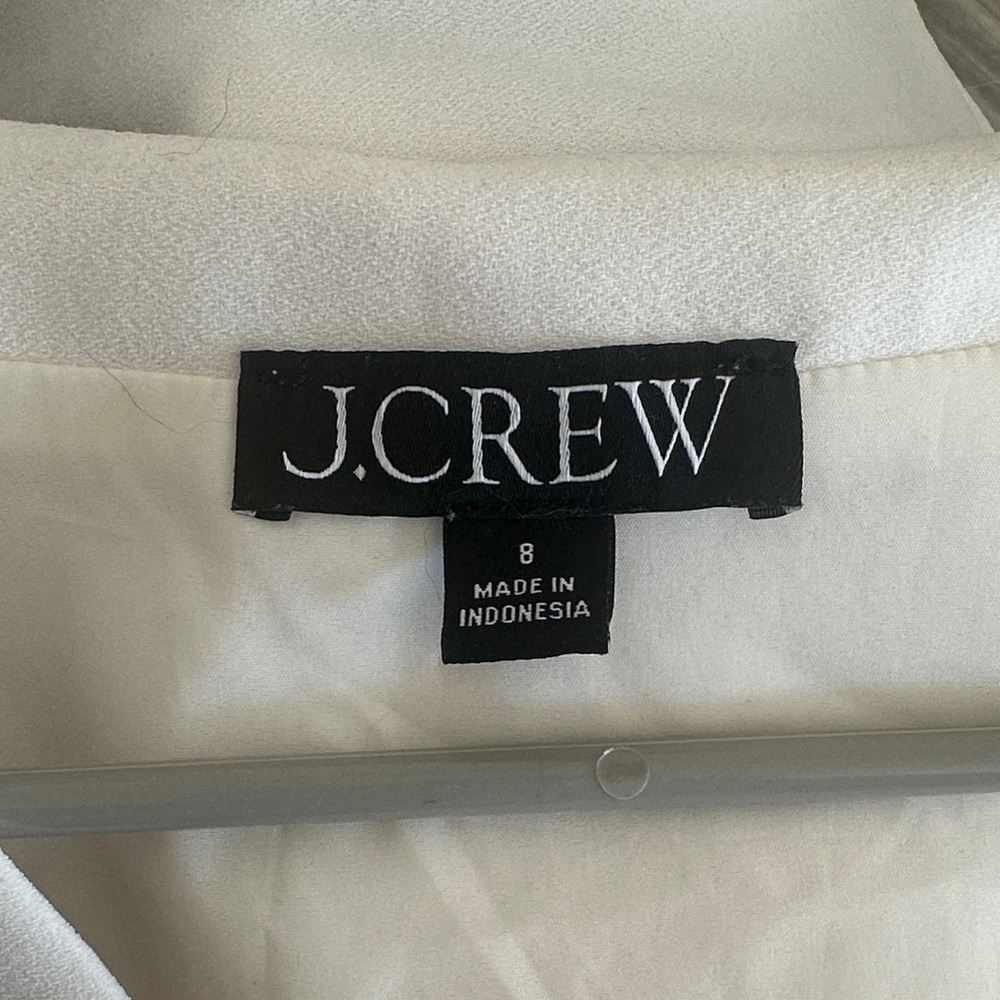 J. Crew White Vest
